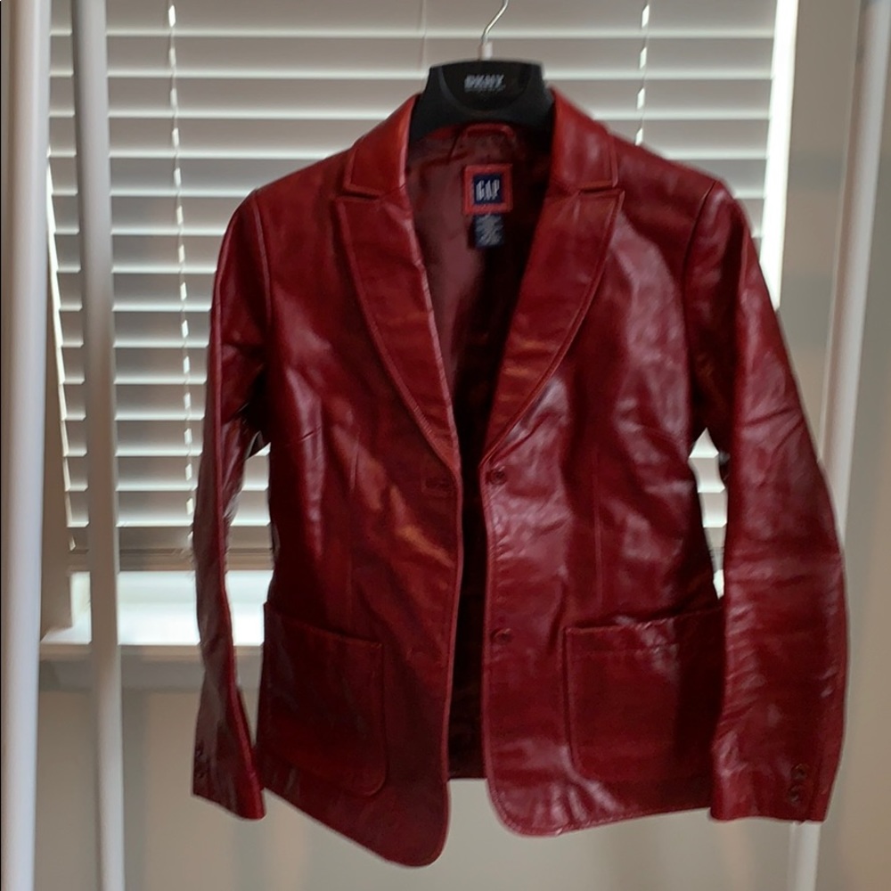 Leather Blazer